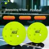 Professional Outdoor Pickleball with 40 Holes - Ideal for Competition and Training.