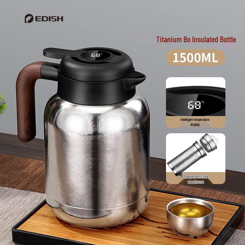 Yidishui JLY-1161 Titanium Insulated Tea & Hot Water Pot