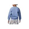 Jordan Essentials Solid Color Crew Neck Casual Long Sleeve Sweatshirt Kids Sweatshirt Blue Gray HF2529-436