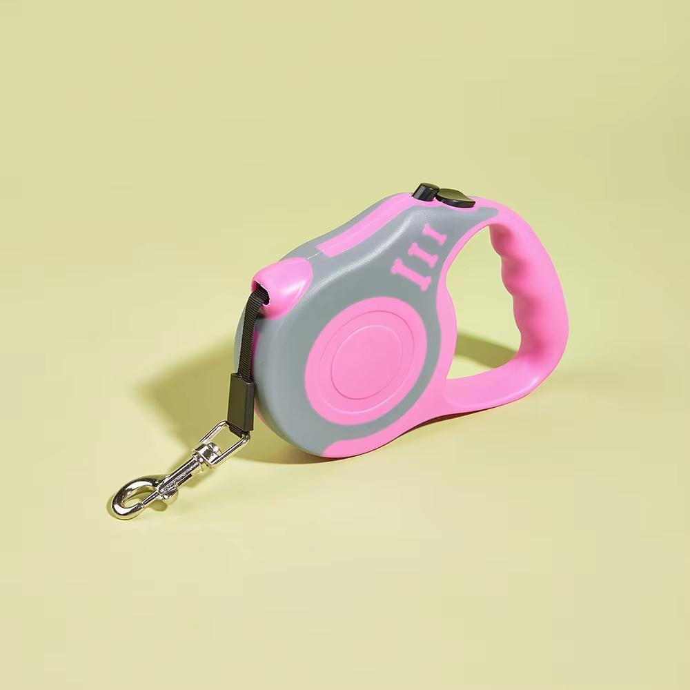 3M 5M Retractable Dog Lead for Small Dogs Puppies Extendable Pet Leash Ergonomic Handle Easy Control for Daily Walking Training