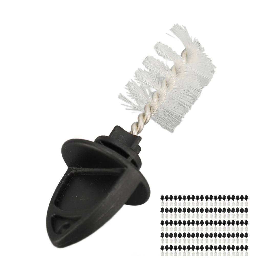 100 Stück Bierstopfen Tap Pinsel Staubdicht Multifunktionale Nylon Reinigungsbürste für Familienbar
