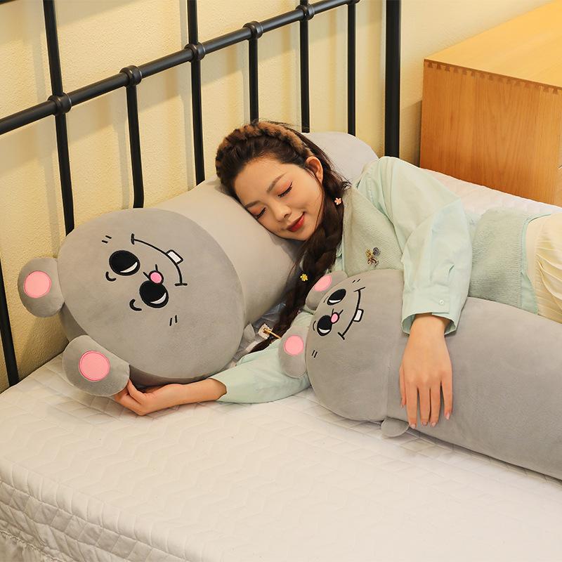 New Cute Long Mouse Doll Meiji and Rat Changtian Throw Pillow Doll Mouse Plush Toy Exchange