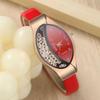 Elegant Quartz Watch with PU Leather Strap & Alloy Dial - Shockproof Wristwatch, Analog Display, Elegant Casual/Dress Watch for Daily Wear