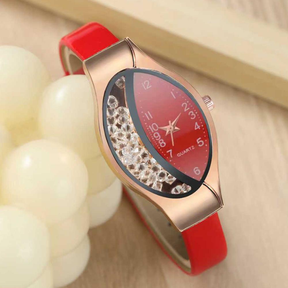 Elegant Quartz Watch with PU Leather Strap & Alloy Dial - Shockproof Wristwatch, Analog Display, Elegant Casual/Dress Watch for Daily Wear