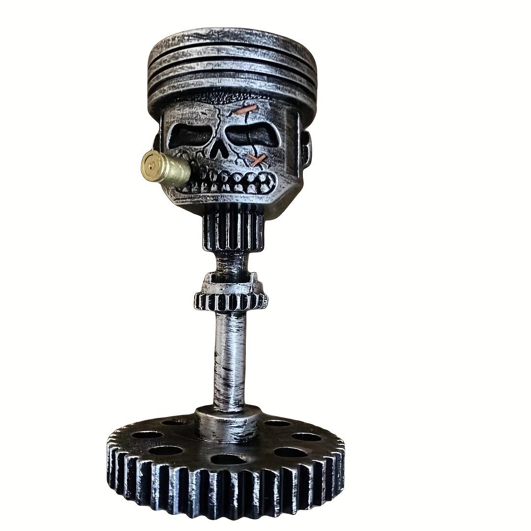 

Фигурка поршня из смолы в виде черепа — стильный декор для дома и уникальный подарок ценителю, идеально подходит для новоселья, дней рождения, Рождества Creative