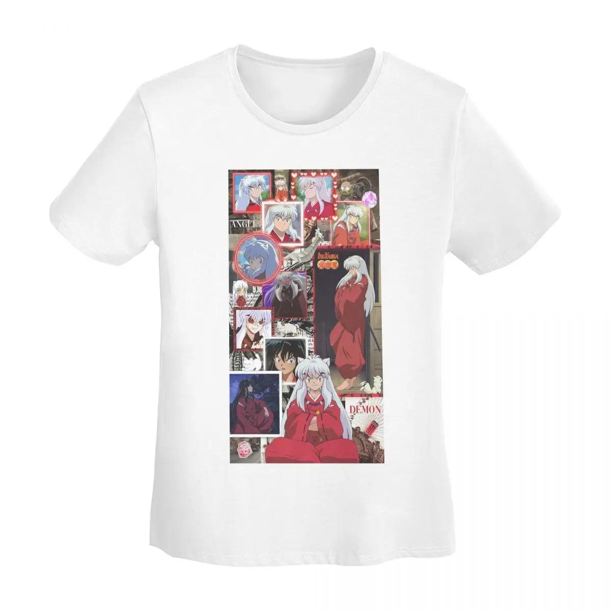 

Unisexga Kimono Inuyasha Sesshomaru TShirt Women Short Sleeve T Shirts Round Neck Clothing Cotton Summer Tees Streetwear S