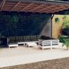 Day and Night - Day and Night Garden Furniture 11 Pcs White Pine Wood Cushions