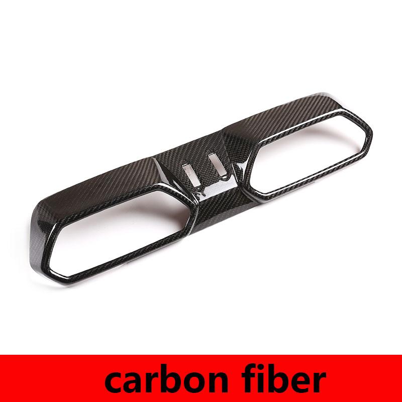 

Real Carbon Fiber Car Central Control Air Conditioning Air Outlet Frame Cover Trim For Lamborghini URUS 2018-21 Car Accessories