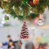 1Pcs Christmas Tree Ornaments Acrylic Hanging Pendant Xmas Decoration Home Table Decor Gift Navidad Happy New Year Decor
