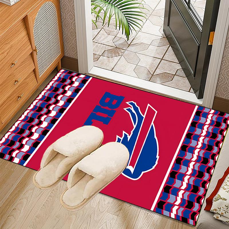 Buffalo Basketball Logo Rug Office Carpet Non-Slip Mat, Chair Rug Floor Covering for Gaming, Bedroom, Living Room , Home Decor Christmas Gift