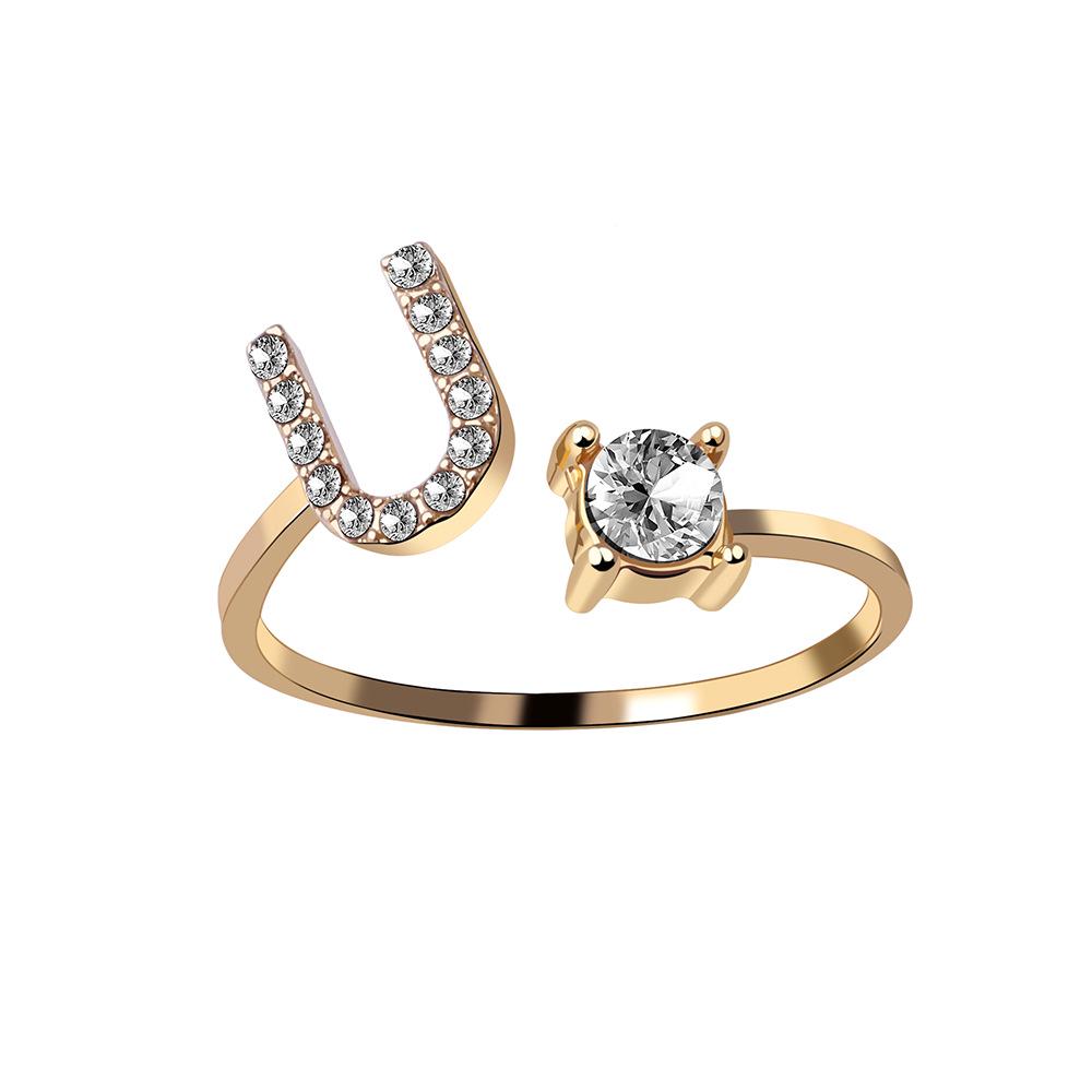 Korean-Style Adjustable Ladies' Diamond Ring
