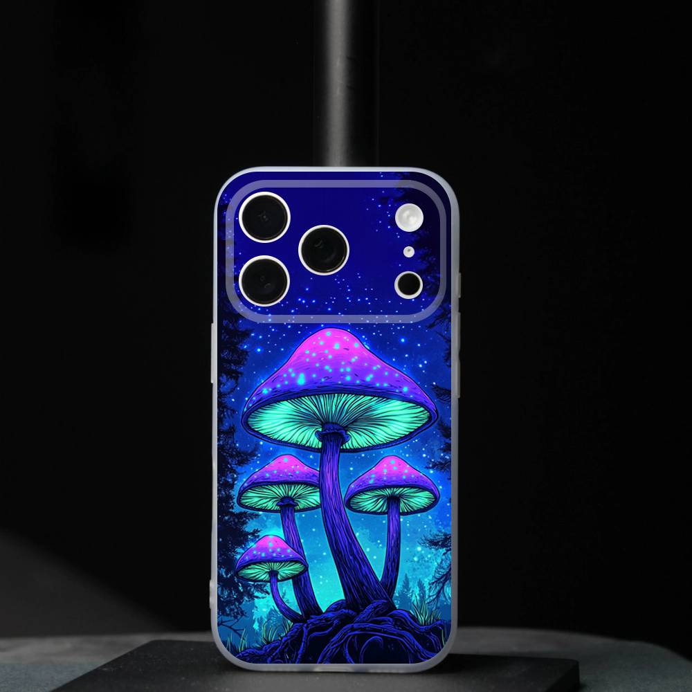 

Trippy Art M-Mushroom Phone Case For iPhone 17,16,15,14,13,12,11,Pro,Max,Plus,Mini,SE4,E For Magsafe Wireless iPhone14