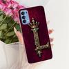 Transparent Für Oppo Reno4 4G Hülle CPH2113 Luxuriöse Krone A-Z Buchstaben 2D Flaches Muster Weicher Bumper Für Oppo Reno 4 4G Handyhülle