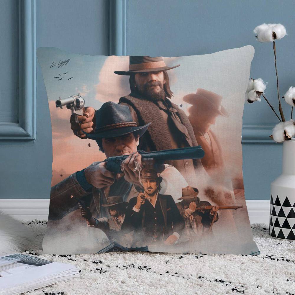 Game TVRedDeadRedemption  Cushion Cover Decorative Pillow Sofa Home Decor case pillow cases
