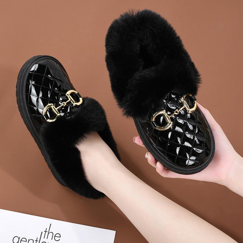 Winter Warm Women's Snow Boots: Soft Sole, PU Upper, Plus Velvet Lining, Comfortable Cotton Shoes