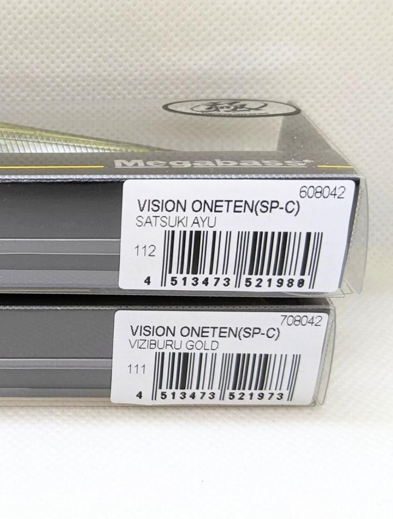Megabass VISION ONETEN SP-C Набор из 2 шт. Satsuki Ayu & Viziburu Gold 110 мм Воблер