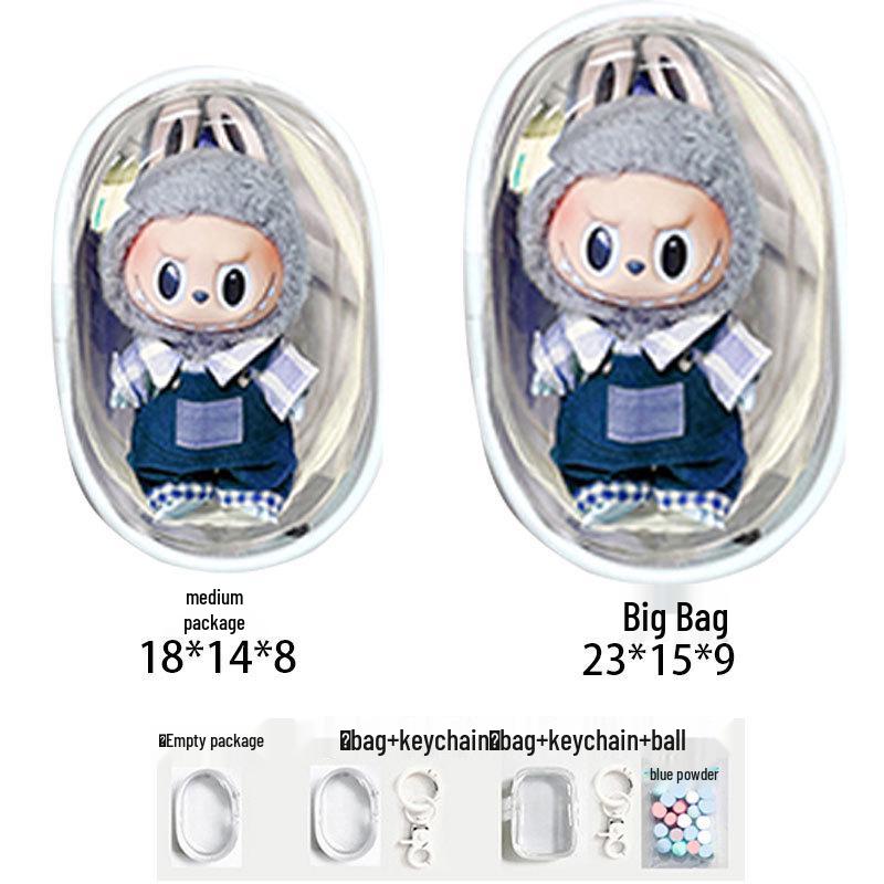 High Transparency Dustproof Plush Doll Storage Bag - Thickened, Cotton, 15cm/20cm