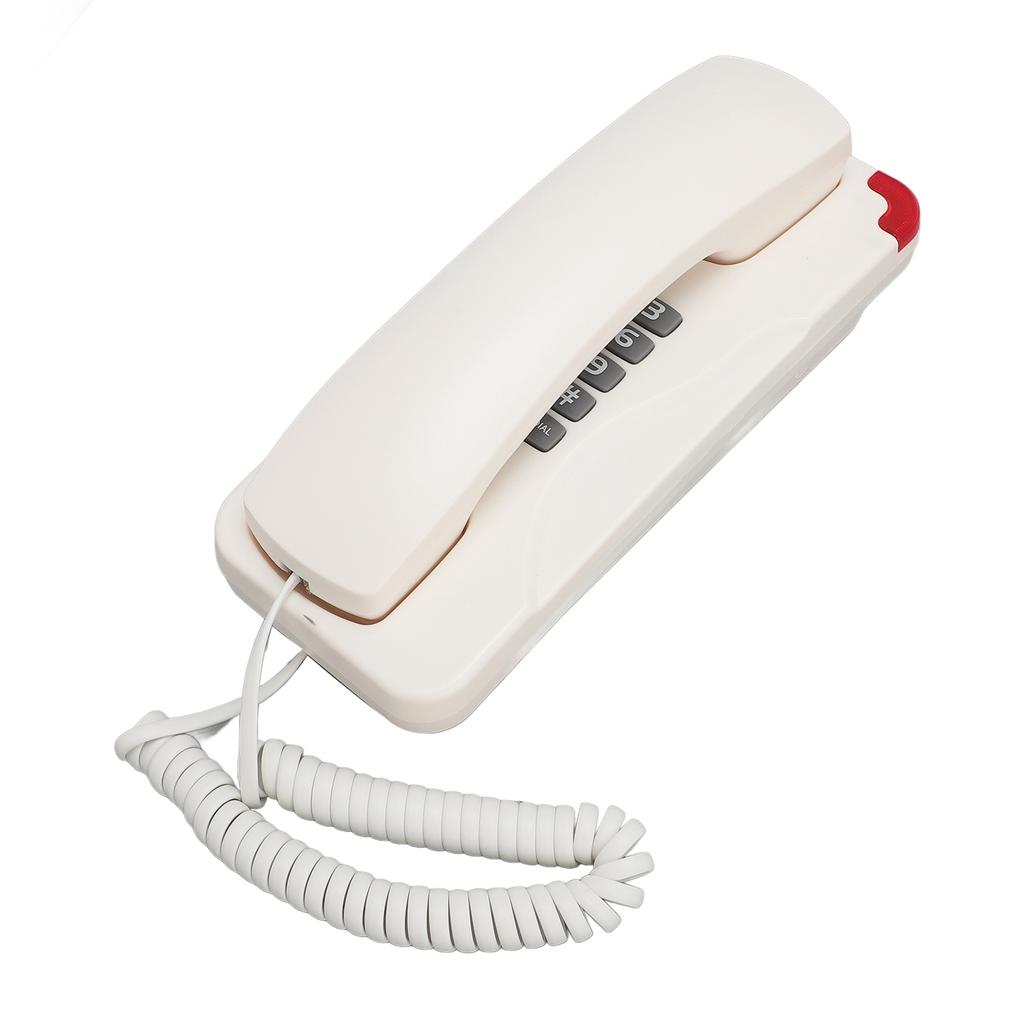 Corded Phone Wall Mount Old   Retro Landline Telephone Wired for Home Living Room   Hotel Use Last Number