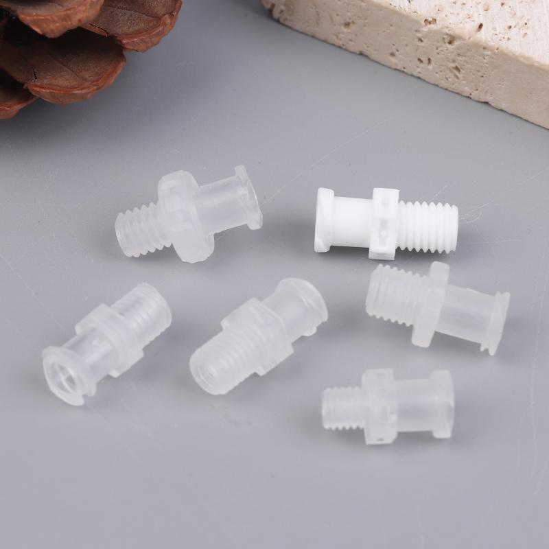 Luer závit 1/4-28Unf M6 M5 Adaptér PP Plastový Vzduchový Ventil Trubice Dávkování Lepidla Subbalení Stříkačka Tělo Spojka