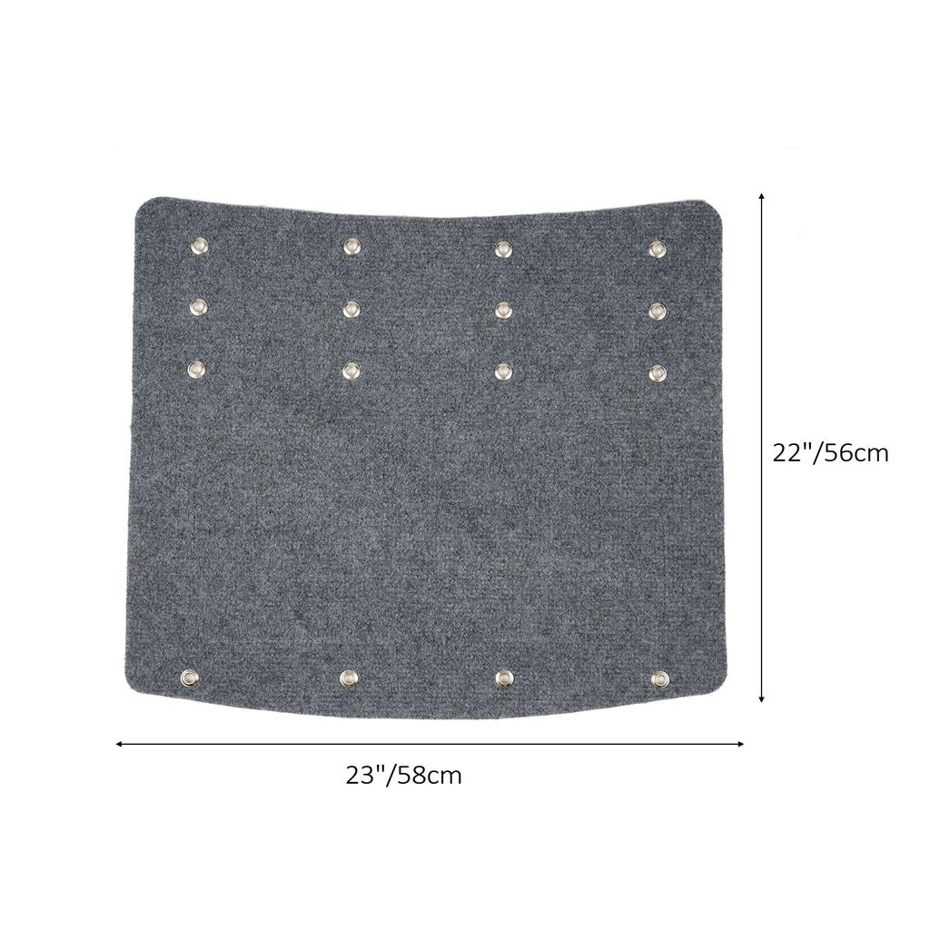 RV-Stufenabdeckungen, 3er-Pack 22 Zoll breite Camper-Stufenabdeckungen für Radiusstufen für Radiusstufen, verstellbar