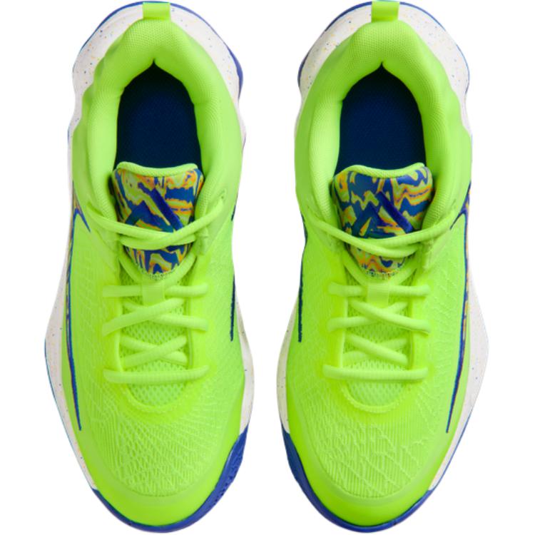 Nike Giannis Immortality 4 Fabric Low Top Children's Basketball Shoes Neon Green Yellow Kids' IQ0818-700