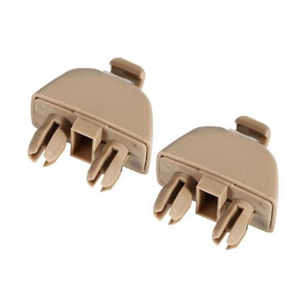 2pcs 6RD857561 Sun Visor Support Retainer Clips For VW Passat, Beige