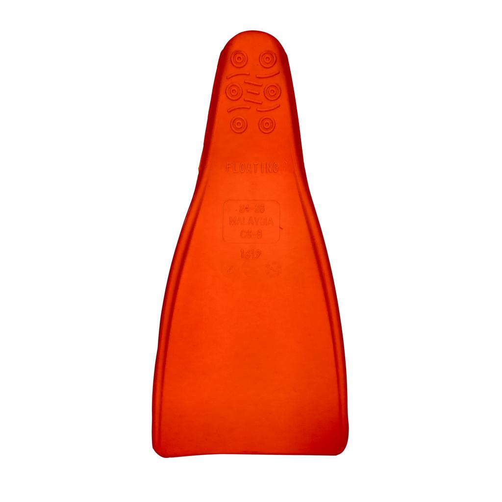Aqua-Sport Pinne Lunghe Long Floating Fins Xxxxs Arancione As1619 Taglia 24-26