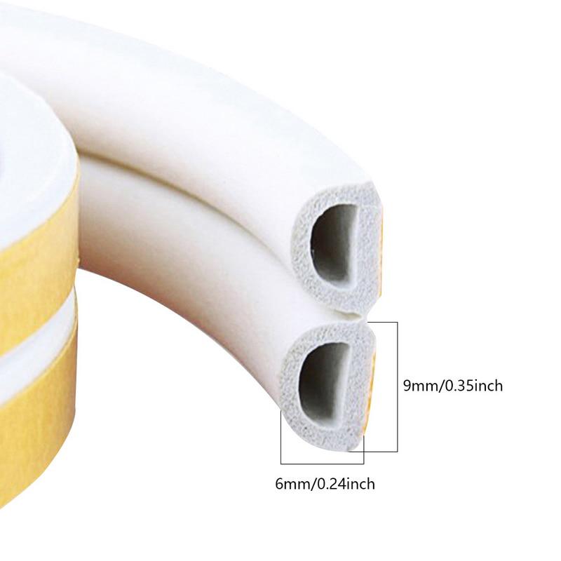 kengbi Multi Function and Durable Easy to Use Cut 5M D Type Sealing Strip Self Adhesive Seal Strips Foam Draught Excluder Self Adhesive Window Door Seal Strip Hardware Tools kengbi Multi Function and Durable Easy to Use Cut 5M D Type Sealing Strip Self Adhesive Seal Strips Foam Draught Excluder Self Adhesive Window Door Seal Strip Hardware Tools