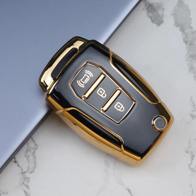 

TPU Car Flip Key Case Cover Shell for SsangYong Kyron 2 Sanka Actyon Korando Tivoli Protected Keyless Fob Accessories