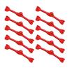 10pcs Handmade Chinese Frog Buttons Traditional Bead Embellished Fasteners Ethnic Clothing Accessories