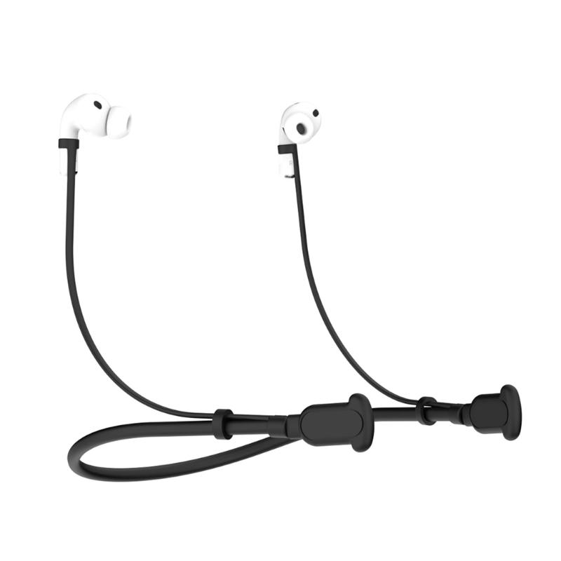 Silicone Anti Lost Lanyard for 8pin Wireless Earbuds Secure Attachment Comfortable Wear Wide Compatibility