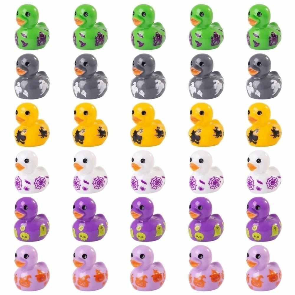 30pcs/set Festive Design Resin Garden Ornament Cartoon Style Halloween Decoration Fairy Garden