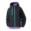 Men's 2025 Autumn Color Block Windbreaker Jacket – Sporty Outdoor Wear, Convertible Design