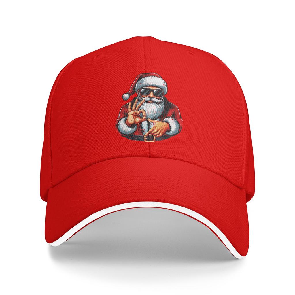 Spring Funny Six Seven 6 7 Meme Santa Christmas Baseball Cap Running Hippie Vintage Print Sun Trucker Hat Men Baseball Caps