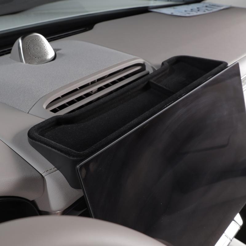 For ZEEKR 7X 2025+ Centre Console Storage Box Behind Screen Dashboard Tissue Box Organiser TPE Material Interior Car Accessories
