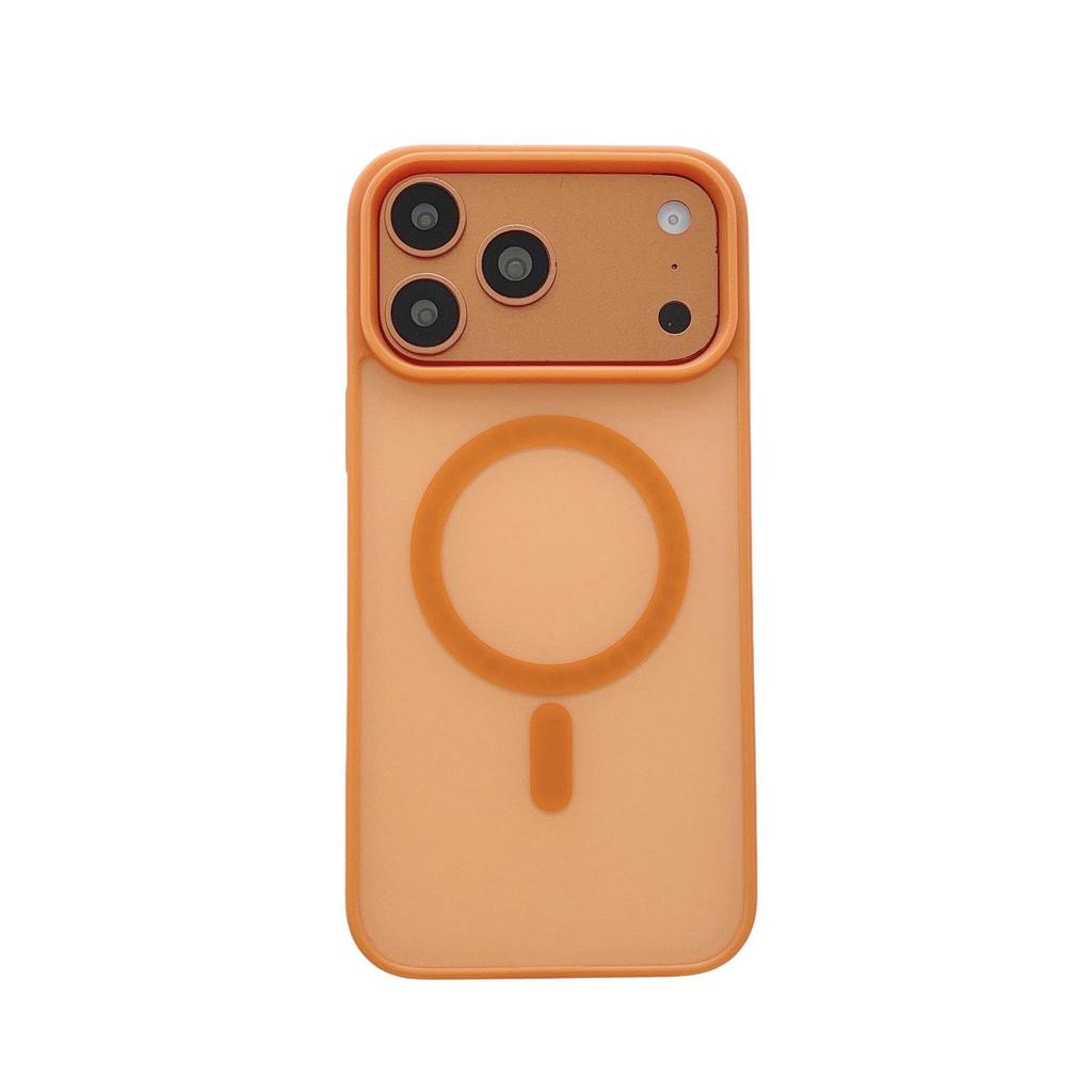 iPhone 17 Pro Case: Matte Skin-Feel, Color Blocking, Magnetic, Acrylic, Full Coverage Protective