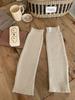 Gray Women's Autumn Winter Thickened Warm Acrylic/Polyester/Nylon Pile Socks Label Fashionable Slimming Korean Style Leg Warmers