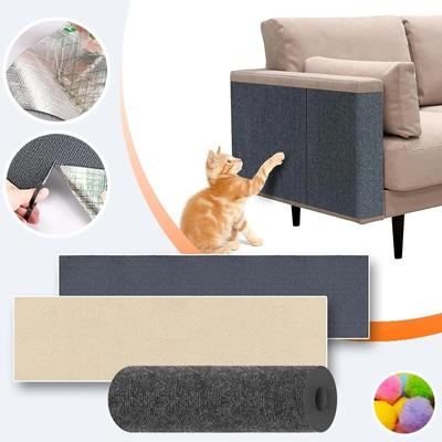 Anti-Katzenkratz-Sofa, Katzenkrabbelmatte, Schleifen, Klettergerüst, Sofaschutz, selbstklebender Teppich, Katzenkratzbrett, Katzenspielzeug
