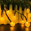 Solar Powered 50 LED String Light Garden Path Yard Decor Lamp Outdoor Waterproof