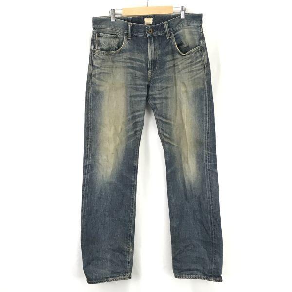 EDWIN Japan Made 505ZX Vintage Denim Jeans W32 L33 Inseam 85cm Men Pants(USED)