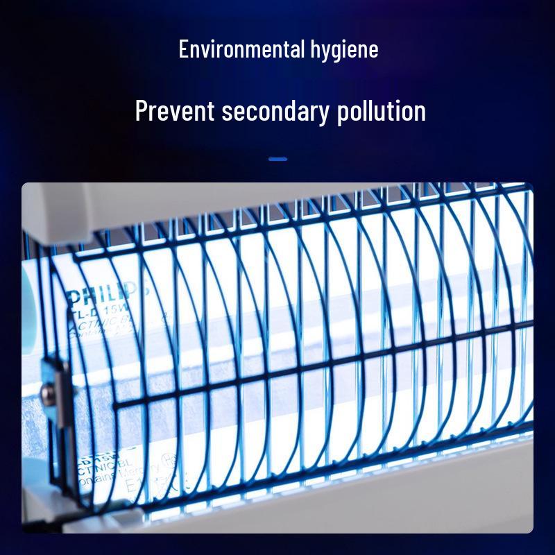 HENDERY HD-30 Mosquito Killer Lamp: Energy-Saving Electric Shock for Commercial Kitchen Use