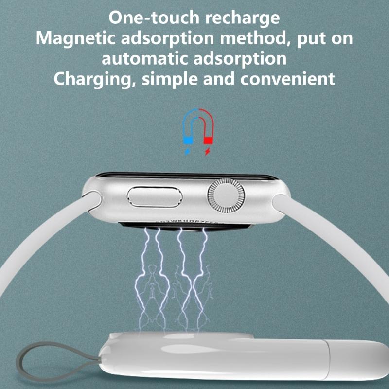 Travel Friendly Watch Magnetic Charging Station Standard USB Wireless Charger 2W Output for Watch All Models