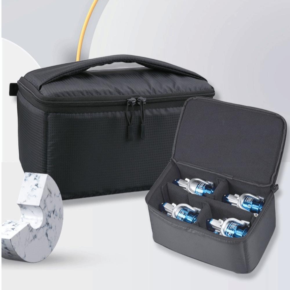 Multi-Compartment Fishing Gear Bag Water-Resistant Portable Storage Bag Outdoor Fishing