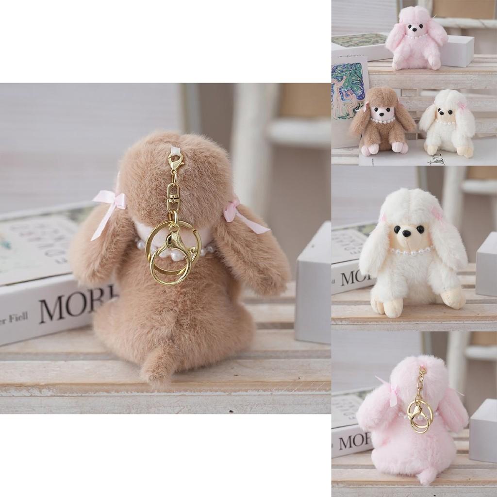 Cute Sitting Poodle Plush Doll With Fluffy Velvet Fur For Gift Giving