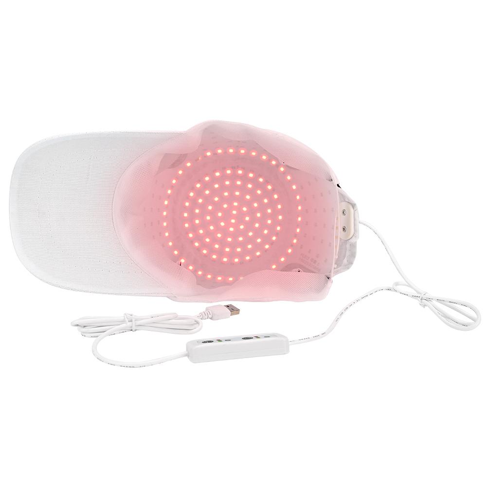 108pcs Lamp Beads Hair Growth Hat Oil Control Hair Loss Treatment Therapy Instrument White Hat