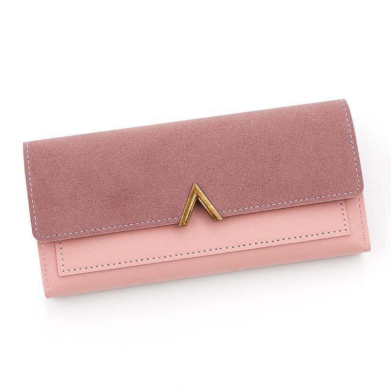 New Women's Wallet Fashionable and Simple Women's Wallet Multi Slot Card Bag