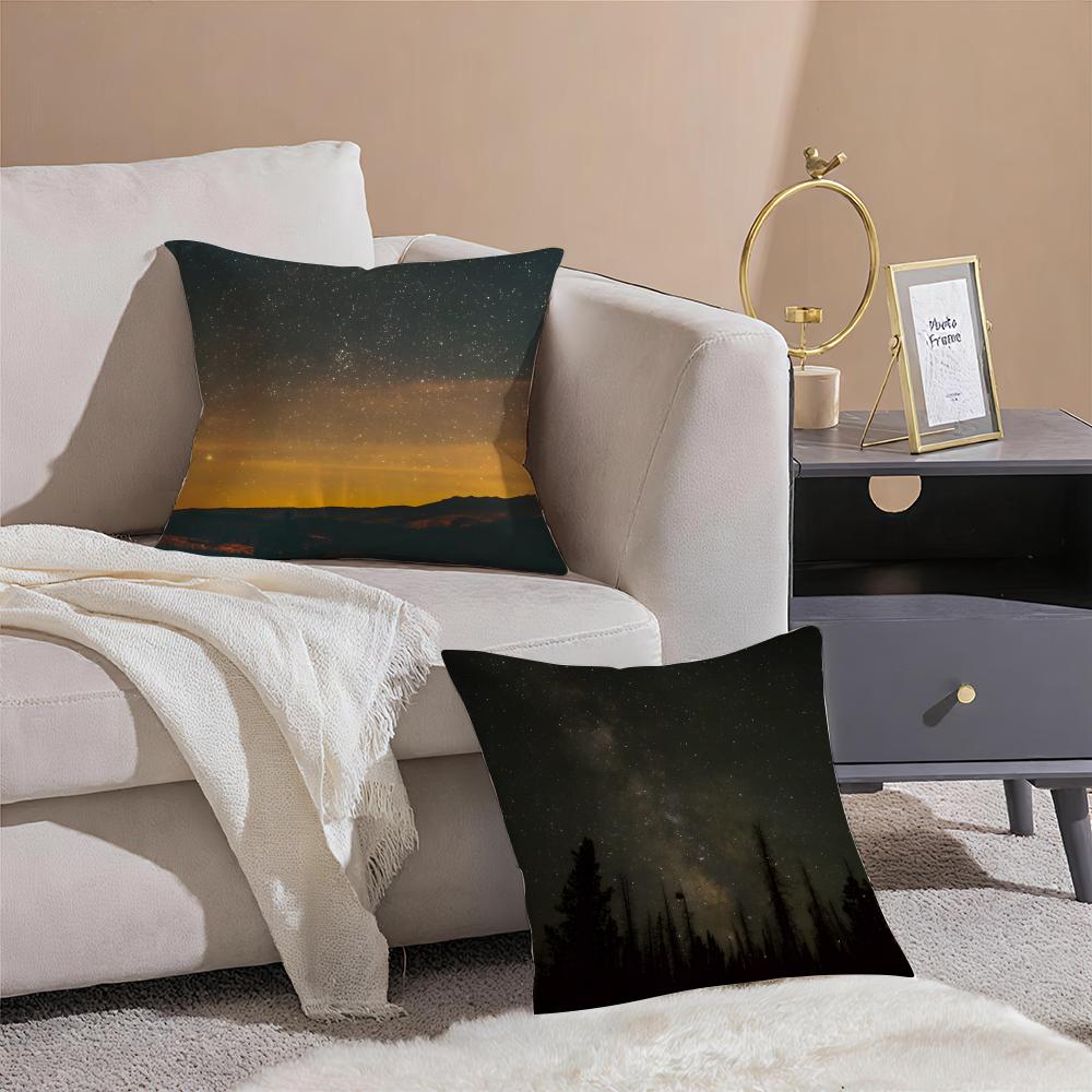 Stars Cushion Cover Linen Cushion Cover Soft Decorative Case For Sofa Home Decor