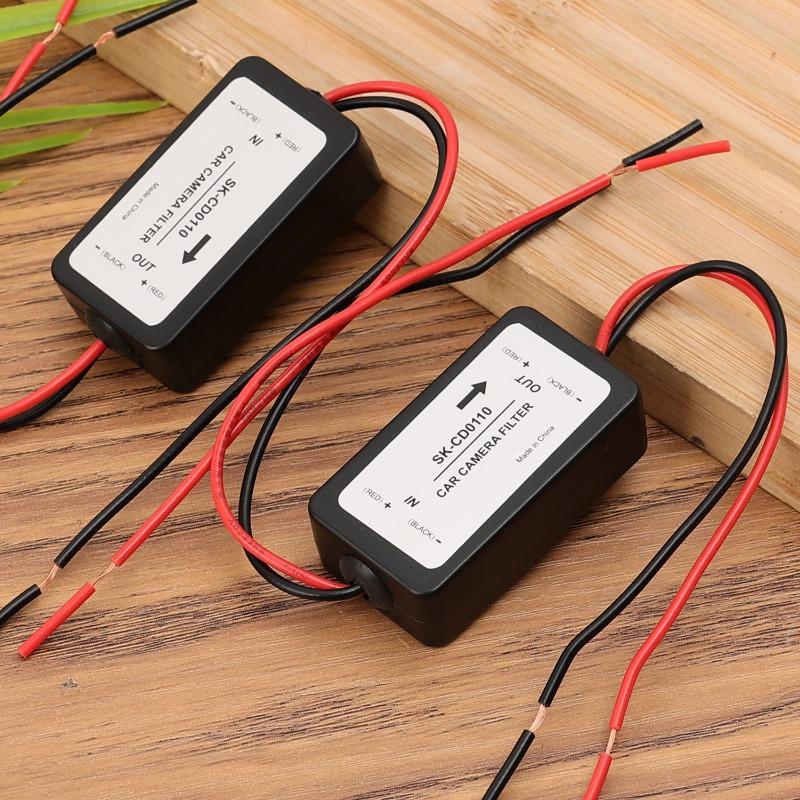 Auto Camera Filter Relay Capacitor Filter Connector 1/2/3PCS Car Rectifier Power Car Rear View Camera Power Relay Capacitor