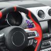 Car Shift Paddles Decorative Cover Stickers Fit For Ford Mustang 2015 Up Aluminum Alloy Interior Accessories