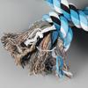 5-Knot Dog Rope Toy Heavy-Duty Dog Chew Rope Toy for Aggressive Chewer Interactive Dog Pull Cotton Rope for Tug of War Game